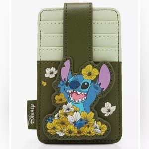 Lilo and Stitch Loungefly Fall Floral Hibiscus Wallet Cardholder
